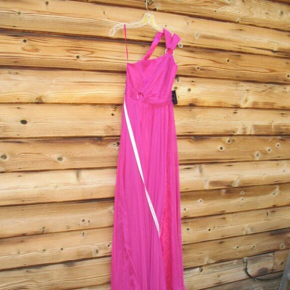 MAC DUGGAL 55820 Strappy One Shoulder A Line Gown - Picture 6 of 14